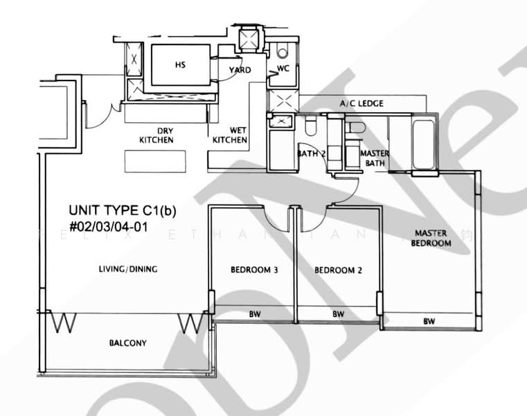 Horizon Residences, 41 Pasir Panjang Hill, 3 Bedrooms, 1,356 sqft, Condominium For Sale, by Felix Ethan Tan 陈柏钧, 500240824 - PropertyGuru.com.sg