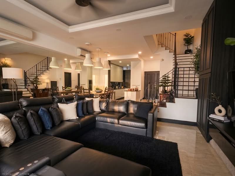 Villa Verde, Verde Grove, Dairy Farm / Bukit Panjang / Choa Chu Kang, 5 Bedrooms, 3,200 sqft, Terraced House For Sale, by Aaron Chng, 500240897 - Living Room - PropertyGuru.com.sg