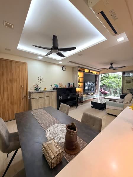 FLO Residence, Punggol Field Walk, 4 Bedrooms, 1,227 sqft, Condominium For Rent, by Melina Yap, 500240898 - Living Room - PropertyGuru.com.sg