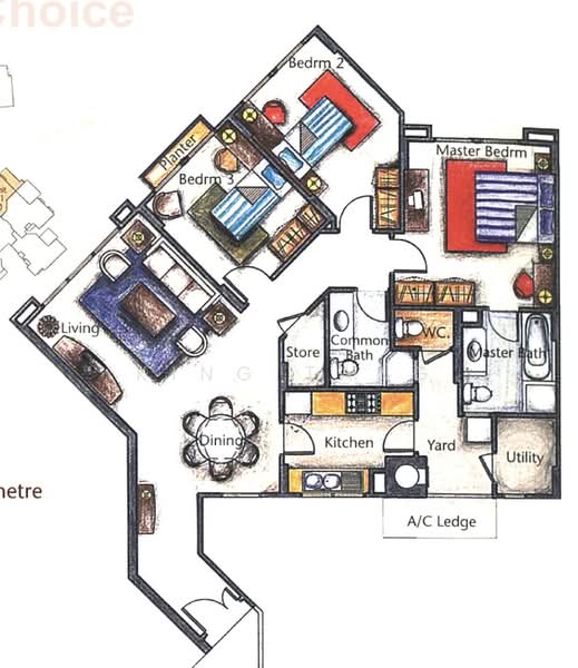 Northoaks, 20 Woodlands Cresent, 3 Bedrooms, 1,216 sqft, Condominium For Sale, by King Tang, 500240993 - PropertyGuru.com.sg