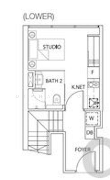 Fulcrum, 33 Fort Road, 1 Bedroom, 280 sqft, Condominium For Rent, by Diana Teow, 500241055 - PropertyGuru.com.sg