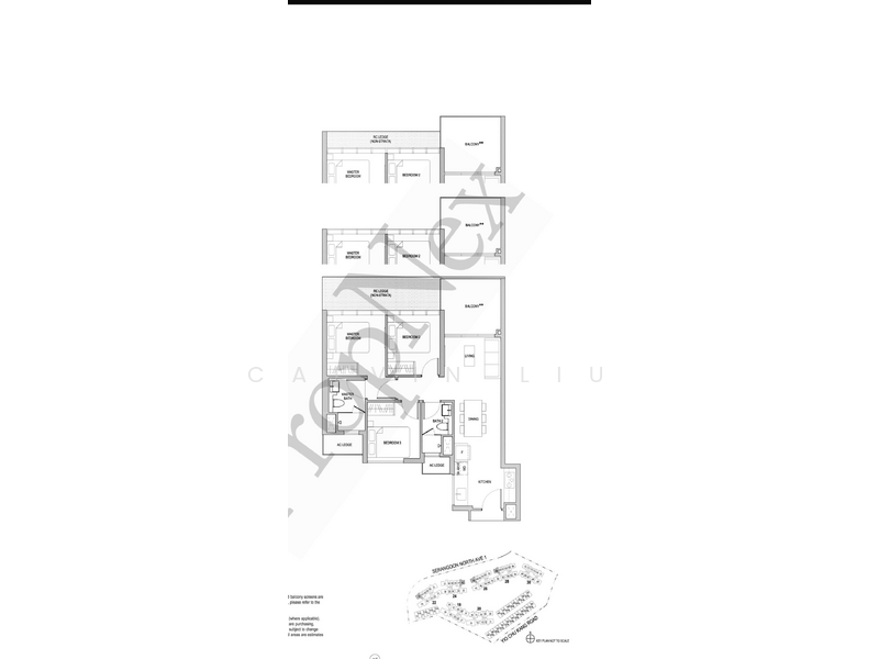 Affinity At Serangoon, , 3 Bedrooms, 850 sqft, Condominium For Sale, by Calvin Liu, 500241096 - PropertyGuru.com.sg