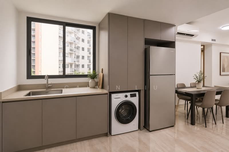 Affinity At Serangoon, , 3 Bedrooms, 850 sqft, Condominium For Sale, by Calvin Liu, 500241096 - Kitchen - PropertyGuru.com.sg
