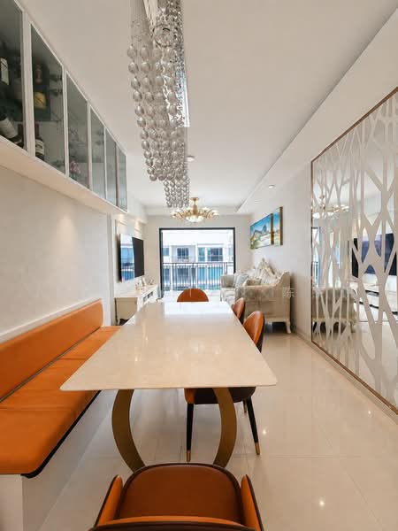 Treasure at Tampines, 57 Tampines Lane, 3 Bedrooms, 947 sqft, Condominium For Sale, by Jessie Tan 陈杰识, 500241138 - Living Room - PropertyGuru.com.sg