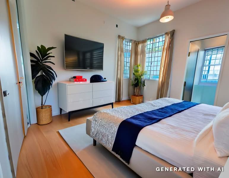 The Waterside, 9 Tanjong Rhu Road, 3 Bedrooms, 2,142 sqft, Condominium For Sale, by Bryan Lee, 500241239 - AI Generated Bedroom - PropertyGuru.com.sg