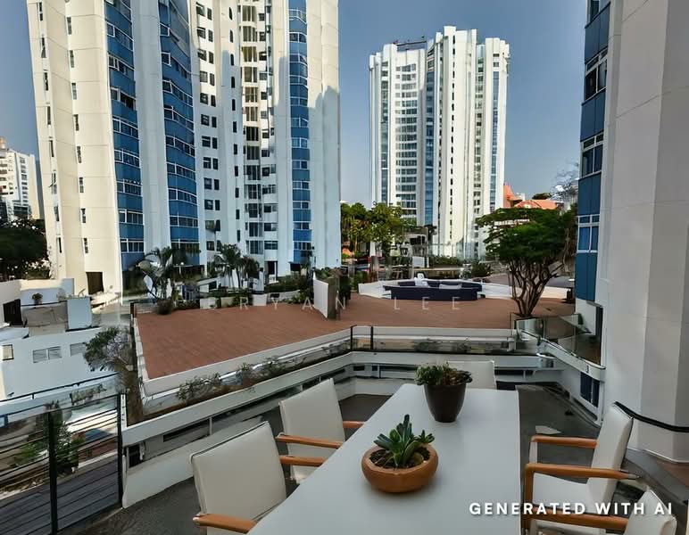 The Waterside, 9 Tanjong Rhu Road, 3 Bedrooms, 2,142 sqft, Condominium For Sale, by Bryan Lee, 500241239 - Exterior AI Generated - PropertyGuru.com.sg