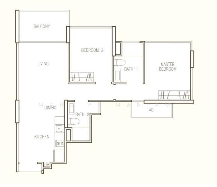 Hillion Residences, 12 Jelebu Road, Dairy Farm / Bukit Panjang / Choa Chu Kang, 2 Bedrooms, 710 sqft, Condominium For Sale, by Marc PS Maniam, 500241248 - PropertyGuru.com.sg
