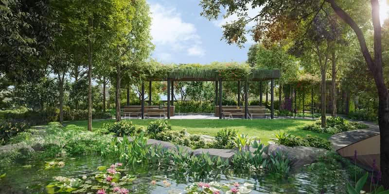 Lentor Mansion, 58 Lentor Gardens, Mandai / Upper Thomson, 3 Bedrooms, 904 sqft, Condominium For Sale, by Hedy Tan, 500241266 - Garden - PropertyGuru.com.sg
