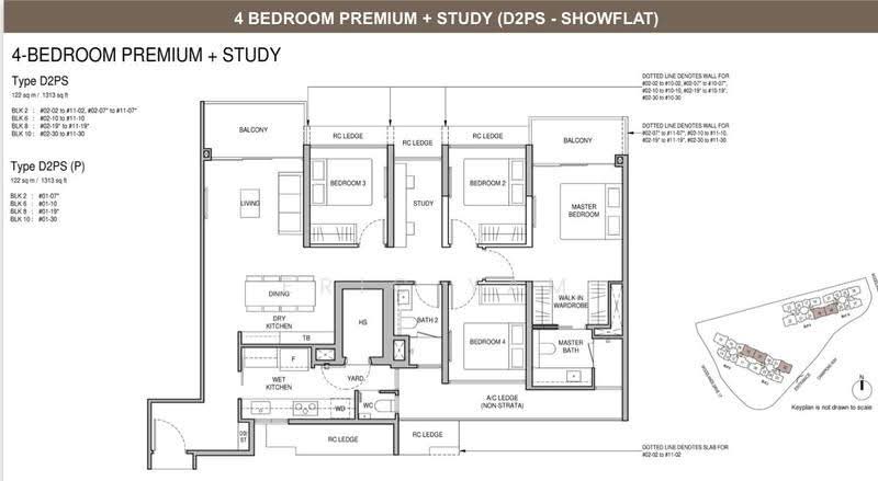 Norwood Grand, 2 Champions Way, 4 Bedrooms, 1,313 sqft, Condominium For Rent, by Eric Yam, 500241276 - Bedroom - PropertyGuru.com.sg