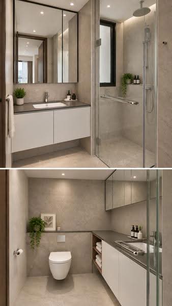 Norwood Grand, 2 Champions Way, Admiralty / Woodlands, 4 Bedrooms, 1,313 sqft, Condominium For Rent, by Eric Yam, 500241276 - Master attached Bathroom - PropertyGuru.com.sg