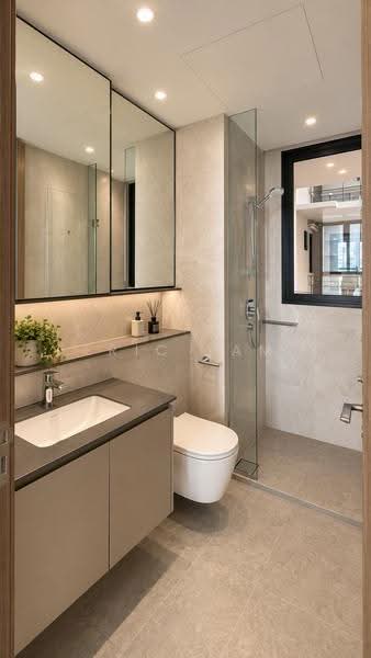 Norwood Grand, 2 Champions Way, Admiralty / Woodlands, 4 Bedrooms, 1,313 sqft, Condominium For Rent, by Eric Yam, 500241276 - Common Bathroom - PropertyGuru.com.sg