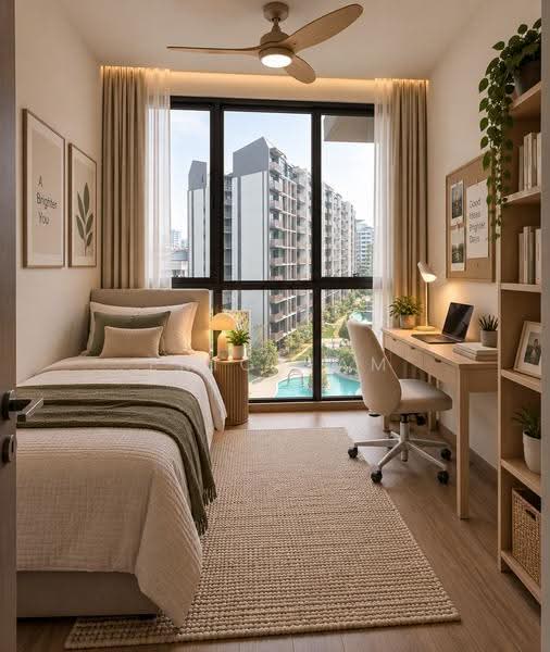 Norwood Grand, 2 Champions Way, Admiralty / Woodlands, 4 Bedrooms, 1,313 sqft, Condominium For Rent, by Eric Yam, 500241276 - Bedroom - PropertyGuru.com.sg