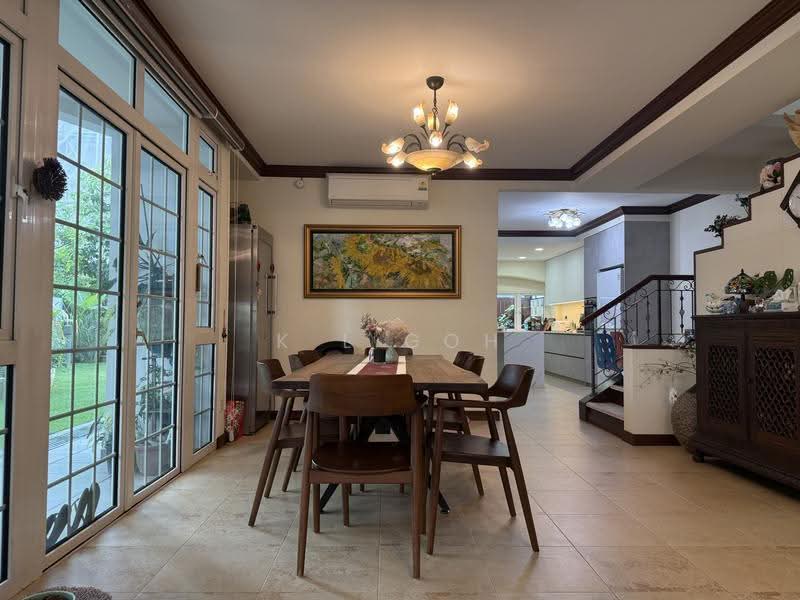 LANDED7772@GOOD PRICE COSY SEMI D AT SUNRISE, Sunrise Villa, Seletar / Yio Chu Kang, 4 Bedrooms, 2,800 sqft, Semi-Detached House For Sale, by K L Goh, 500241323 - Dining Room - PropertyGuru.com.sg