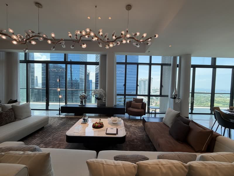 Marina One Residences, 21 Marina Way, 4 Bedrooms, 7,459 sqft, Condominium For Sale, by Christine Peng 彭婷婷, 500241327 - Living Room - PropertyGuru.com.sg