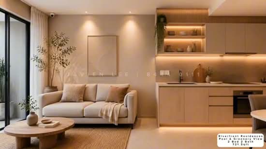 Riverfront Residences, 41 Hougang Avenue 7, 2 Bedrooms, 721 sqft, Condominium For Sale, by Yvonne Koh, 500241363 - PropertyGuru.com.sg