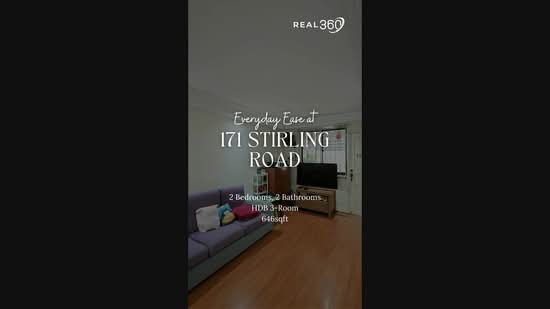 171 Stirling Road, 171 Stirling Road, 2 Bedrooms, 646 sqft, HDB Flat For Sale, by Brent Zaw, 500241380 - PropertyGuru.com.sg