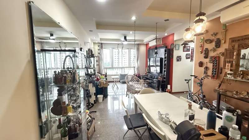 Rivervale Crest, 9 Rivervale Crescent, 3 Bedrooms, 1,206 sqft, Condominium For Rent, by Sk Mani, 500241435 - Living Room - PropertyGuru.com.sg