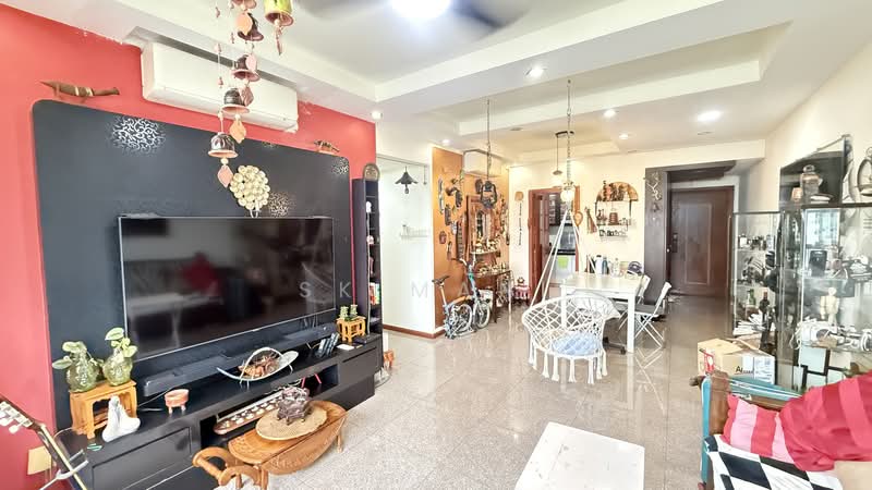 Rivervale Crest, 9 Rivervale Crescent, 3 Bedrooms, 1,206 sqft, Condominium For Rent, by Sk Mani, 500241435 - Living Room - PropertyGuru.com.sg