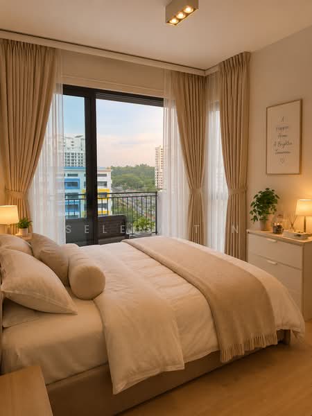 Riverparc Residence, 90 Punggol Drive, Hougang / Punggol / Sengkang, 3 Bedrooms, 1,227 sqft, Condominium For Sale, by Selena Tan, 500241506 - Bedroom - PropertyGuru.com.sg