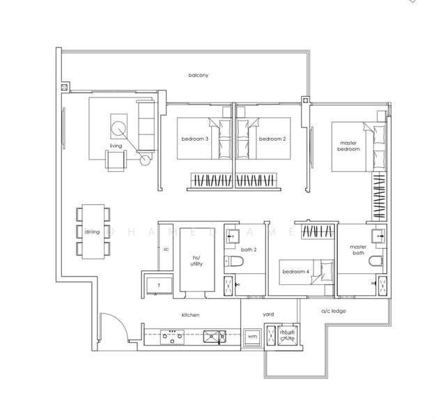 Heron Bay, 51 Upper Serangoon View, 4 Bedrooms, 1,281 sqft, Condominium For Sale, by Mohamed Ameen, 500241524 - PropertyGuru.com.sg