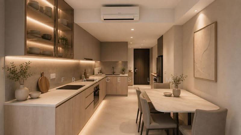 Riverfront Residences, 41 Hougang Avenue 7, 2 Bedrooms, 721 sqft, Condominium For Sale, by Frances Lim, 500241525 - Kitchen - PropertyGuru.com.sg