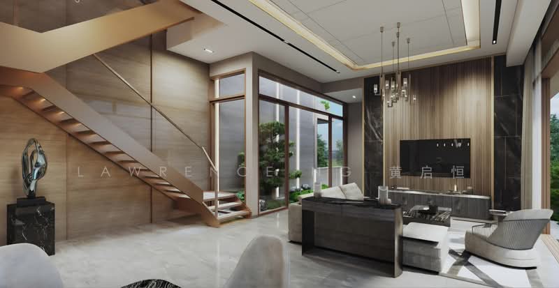 Brand New Semi detached at Aida Street, , 4 Bedrooms, 5,900 sqft, Semi-Detached House For Sale, by Lawrence Ng 黄启恒, 500241562 - Living Room - PropertyGuru.com.sg