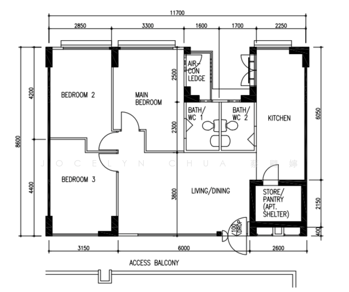501A Wellington Circle, 501A Wellington Circle, 3 Bedrooms, 979 sqft, HDB Flat For Sale, by Jocelyn Chua 蔡颸嬣, 500241603 - PropertyGuru.com.sg