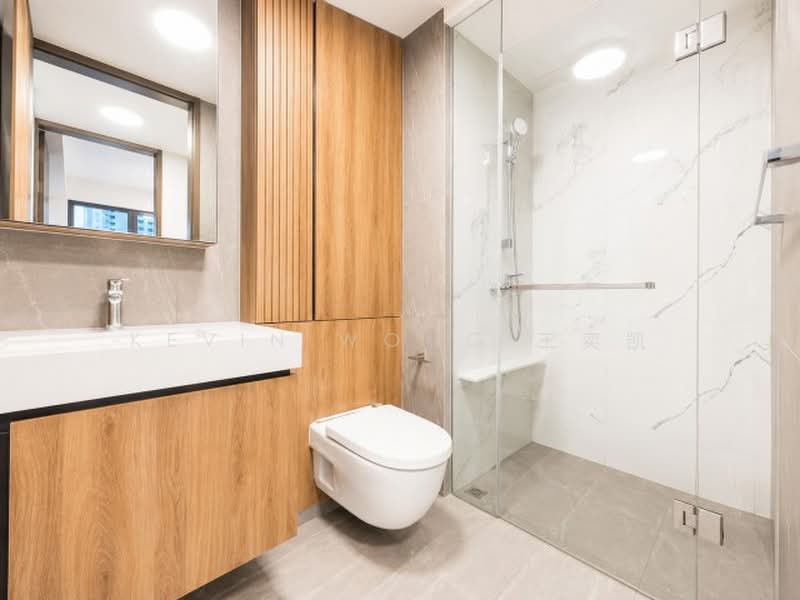 AMO Residence, 23 Ang Mo Kio Rise, 2 Bedrooms, 743 sqft, Condominium For Rent, by Kevin Wong 王奕凯, 500241640 - Master Bathroom - PropertyGuru.com.sg