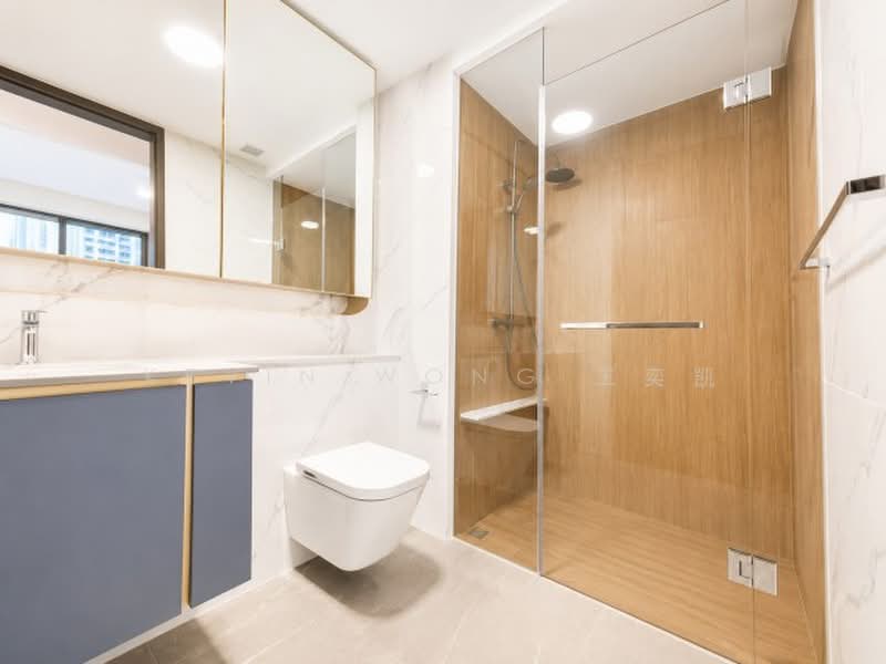 AMO Residence, 23 Ang Mo Kio Rise, 2 Bedrooms, 743 sqft, Condominium For Rent, by Kevin Wong 王奕凯, 500241640 - Common Bathroom - PropertyGuru.com.sg