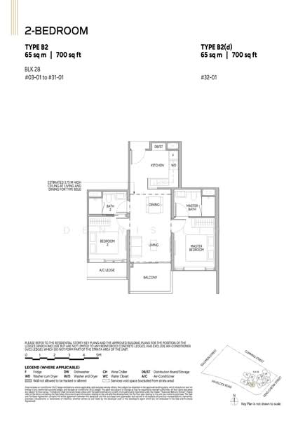 Union Square Residences, 28 Havelock Road,, 2 Bedrooms, 700 sqft, Condominium For Sale, by Dennis Lim, 500241651 - B2 - PropertyGuru.com.sg