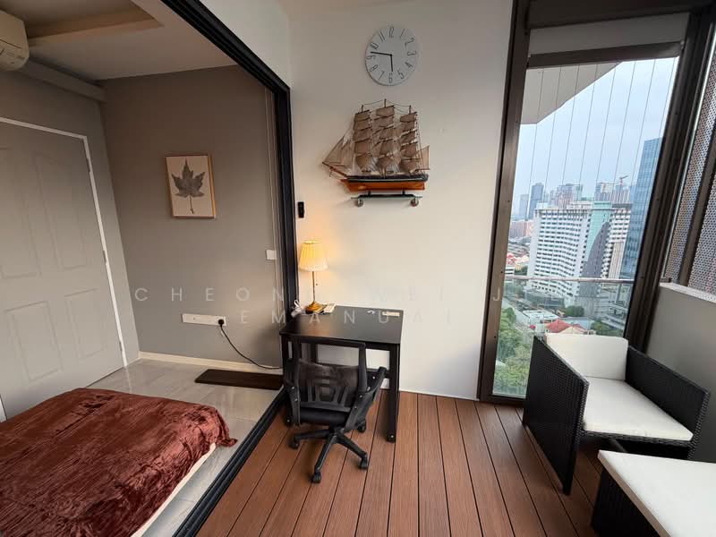 Uptown @ Farrer, 2  Perumal Road Singapore, Room Rental, 90 sqft, Condominium For Rent, by Cheong Wei Jie Emanual, 500241688 - Junior Master Bedroom View 2 - PropertyGuru.com.sg