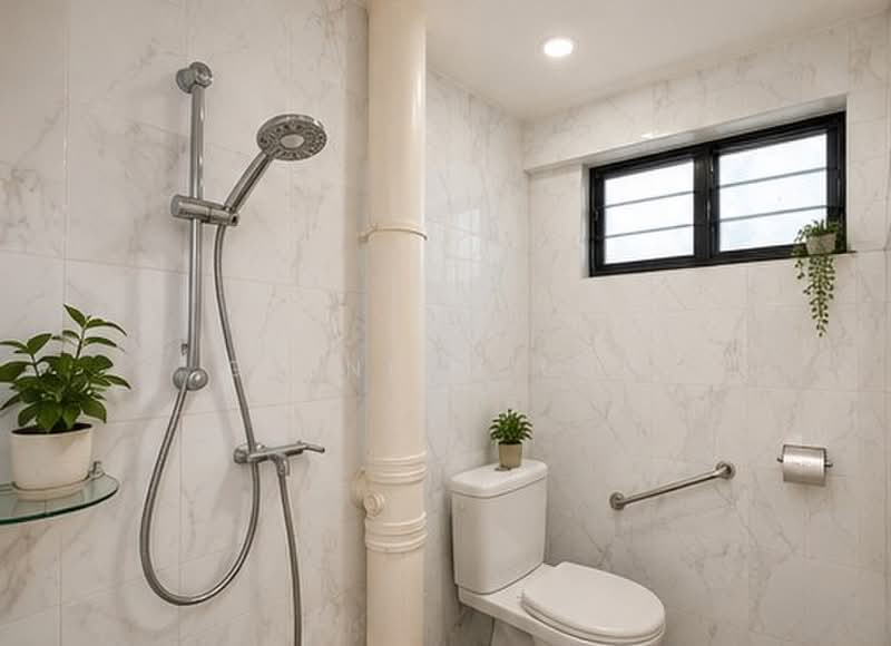252 Hougang Avenue 3, 252 Hougang Avenue 3, Hougang / Punggol / Sengkang, 2 Bedrooms, 721 sqft, HDB Flat For Sale, by Glenice Toh, 500241708 - Bathroom - PropertyGuru.com.sg