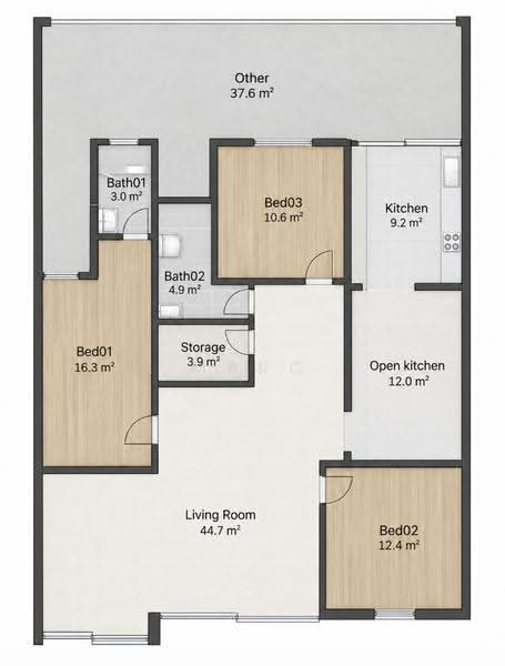 Single Storey Home @ Borthwick Serangoon Gardens, Hougang / Punggol / Sengkang, 3 Bedrooms, 1,500 sqft, Terraced House For Rent, by Marc Lee, 500241744 - PropertyGuru.com.sg