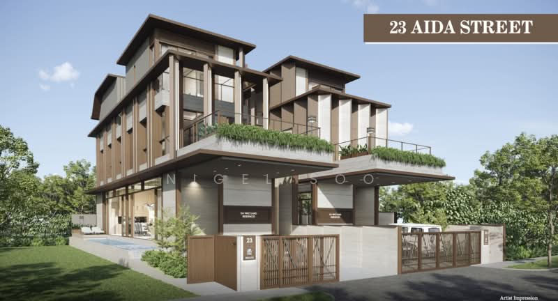 23 Aida St (Felicita) Best Semi-D Deal, 23 Aida Street, 6 Bedrooms, 5,900 sqft, Semi-Detached House For Sale, by Nigel Soo, 500241773 - Exterior - PropertyGuru.com.sg