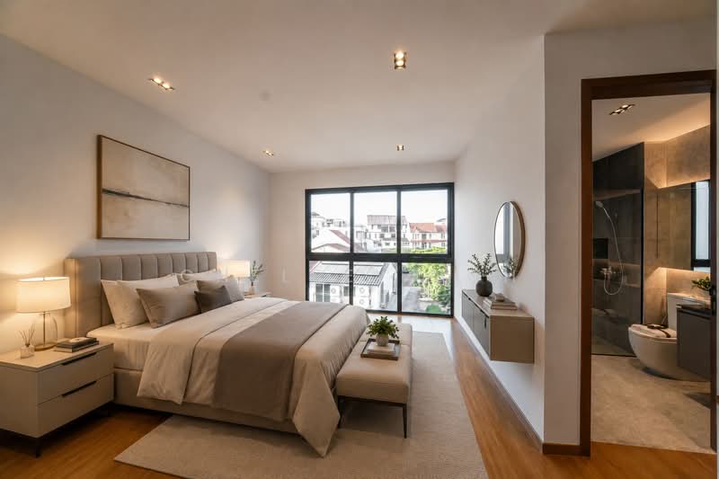 SINCERE SELLER | CHEAPEST BRAND NEW FREEHOLD LANDED w LIFT | $500K BELOW VALUATION | 6 Bed 6 Bath, , 6 Bedrooms, 1,771 sqft, Terraced House For Sale, by Chelsey Soh, 500241774 - Bedroom - PropertyGuru.com.sg