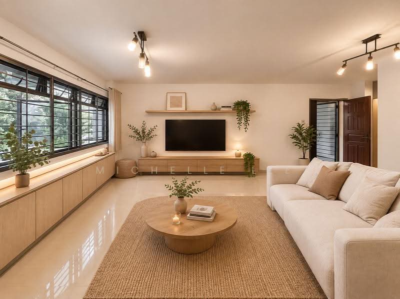 684C Choa Chu Kang Crescent, 684C Choa Chu Kang Crescent, 3 Bedrooms, 1,184 sqft, HDB Flat For Sale, by Michelle Lee, 500241784 - Living Room - PropertyGuru.com.sg
