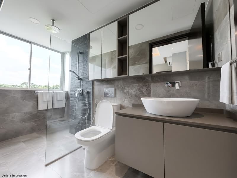 Gardenvista, 956 Dunearn Road, 3 Bedrooms, 1,130 sqft, Condominium For Rent, by Jyzelle Liu, 500241837 - Bathroom - PropertyGuru.com.sg