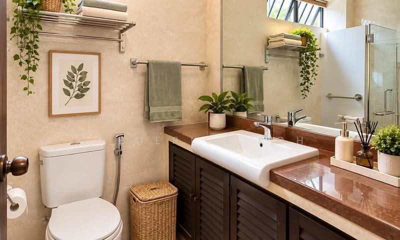 3 MIN DRIVE KOVAN MRT, 999 Year corner terrace W LIFT ! Granny room, Hougang / Punggol / Sengkang, 6 Bedrooms, 4,000 sqft, Terraced House For Sale, by Frederick Koh, 500242000 - Bathroom - PropertyGuru.com.sg