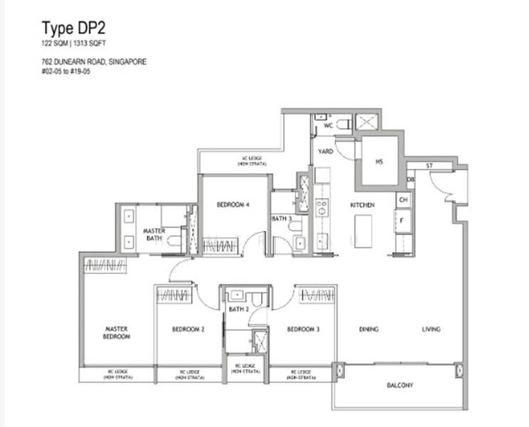 First Project in the Redevelopment of Turf City（达恩豪庭）, Dunearn Road, 4 Bedrooms, 1,378 sqft, Condominium For Sale, by Homer Lau, 500242051 - PropertyGuru.com.sg
