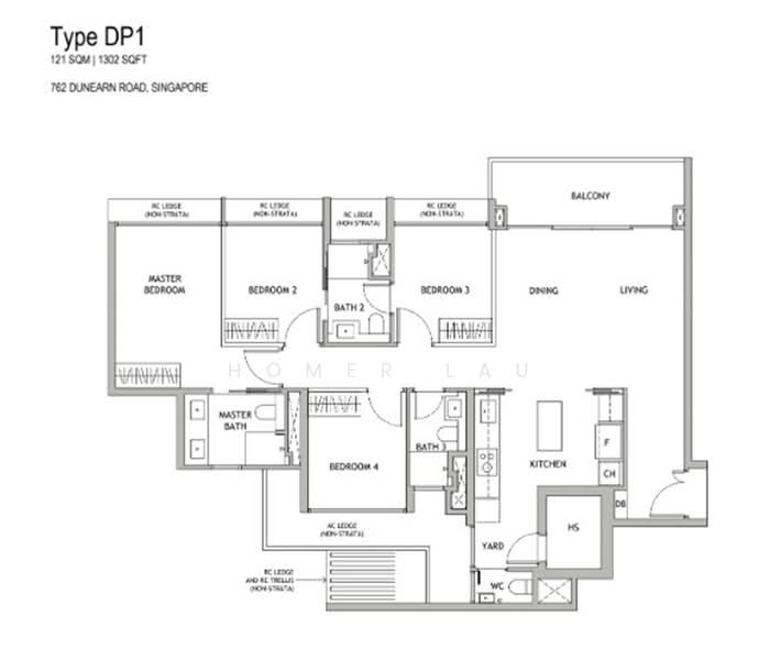 First Project in the Redevelopment of Turf City（达恩豪庭）, Dunearn Road, 4 Bedrooms, 1,378 sqft, Condominium For Sale, by Homer Lau, 500242051 - PropertyGuru.com.sg