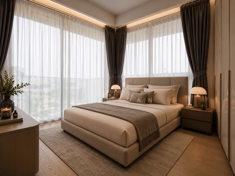 Corals at Keppel Bay, , 1 Bedroom, 581 sqft, Condominium For Rent, by Jeen Tan, 500242074 - Bedroom - PropertyGuru.com.sg
