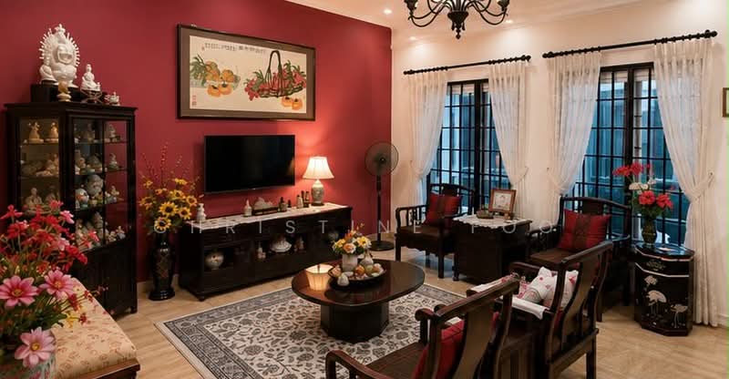 Tai Keng Terrace, , 4 Bedrooms, 2,980 sqft, Terraced House For Sale, by Christine Foo, 500242085 - Living Room - PropertyGuru.com.sg