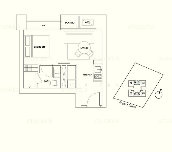 Skysuites @ Anson, 8 Enggor Street, Studio, 366 sqft, Condominium For Rent, by Tricia Tan, 500242087 - PropertyGuru.com.sg