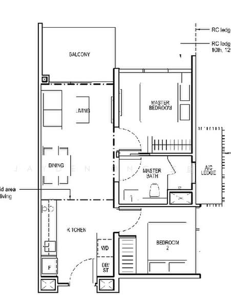 The Tapestry, 61 Tampines Street 86, 2 Bedrooms, 743 sqft, Condominium For Rent, by Jayden Ong 王盛傑, 500242139 - PropertyGuru.com.sg