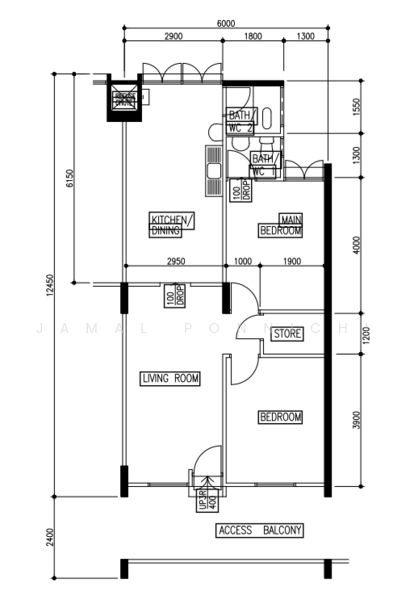 540 Ang Mo Kio Avenue 10, 540 Ang Mo Kio Avenue 10, 2 Bedrooms, 732 sqft, HDB Flat For Sale, by Jamal Ponnichi, 500242150 - PropertyGuru.com.sg