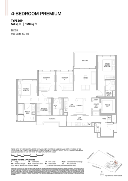 Union Square Residences, 28 Havelock Road,, 4 Bedrooms, 1,518 sqft, Condominium For Sale, by King Tang, 500242161 - PropertyGuru.com.sg