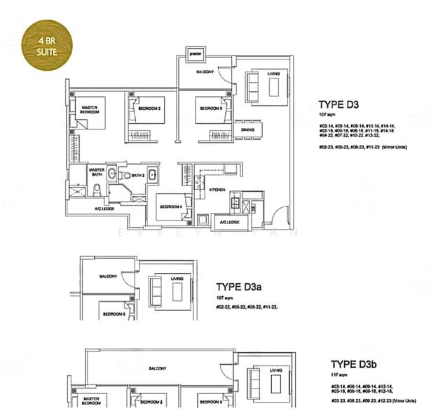 The Santorini, Tampines Street 86, 4 Bedrooms, 1,152 sqft, Condominium For Sale, by Evelyn Tan, 500242173 - PropertyGuru.com.sg