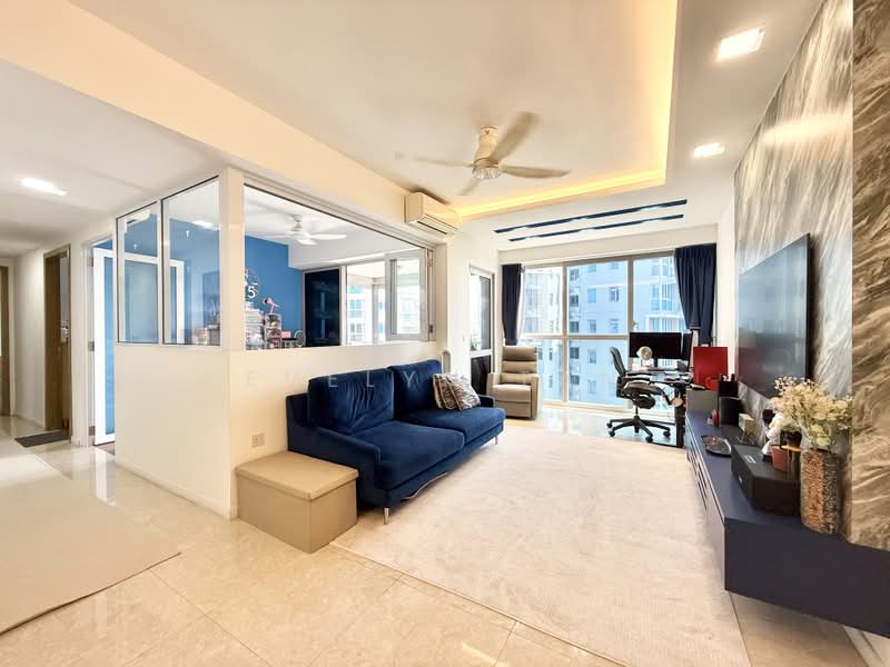 The Santorini, Tampines Street 86, 4 Bedrooms, 1,152 sqft, Condominium For Sale, by Evelyn Tan, 500242173 - Living Room - PropertyGuru.com.sg