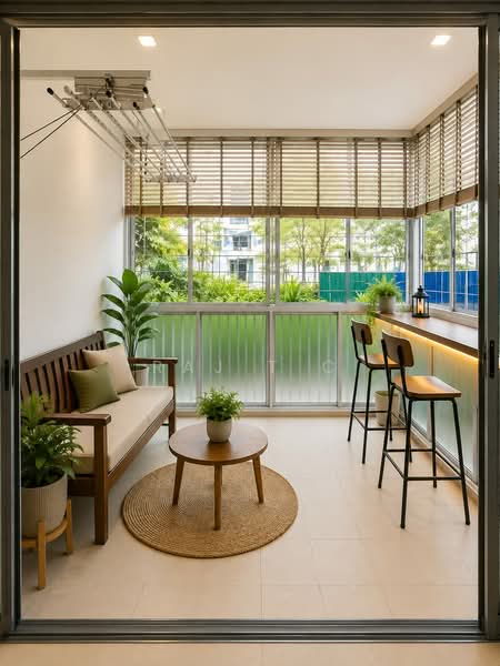 RARE DBSS 5A CITY VIEW, , 3 Bedrooms, 1,152 sqft, HDB Flat For Sale, by Raj T C, 500242235 - Balcony - PropertyGuru.com.sg