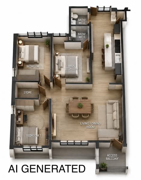 146 Woodlands Street 13, 146 Woodlands Street 13, 3 Bedrooms, 1,001 sqft, HDB Flat For Sale, by Aszri ., 500242248 - PropertyGuru.com.sg